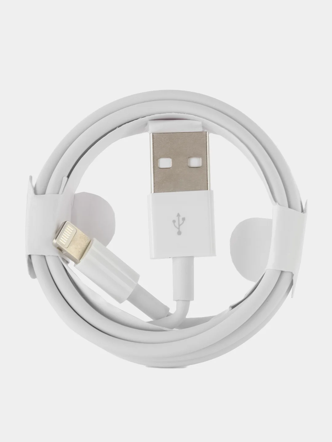 Белый кабель зарядный для айфон iPhone USB-Lightning, с поддержкой быстрой зарядки