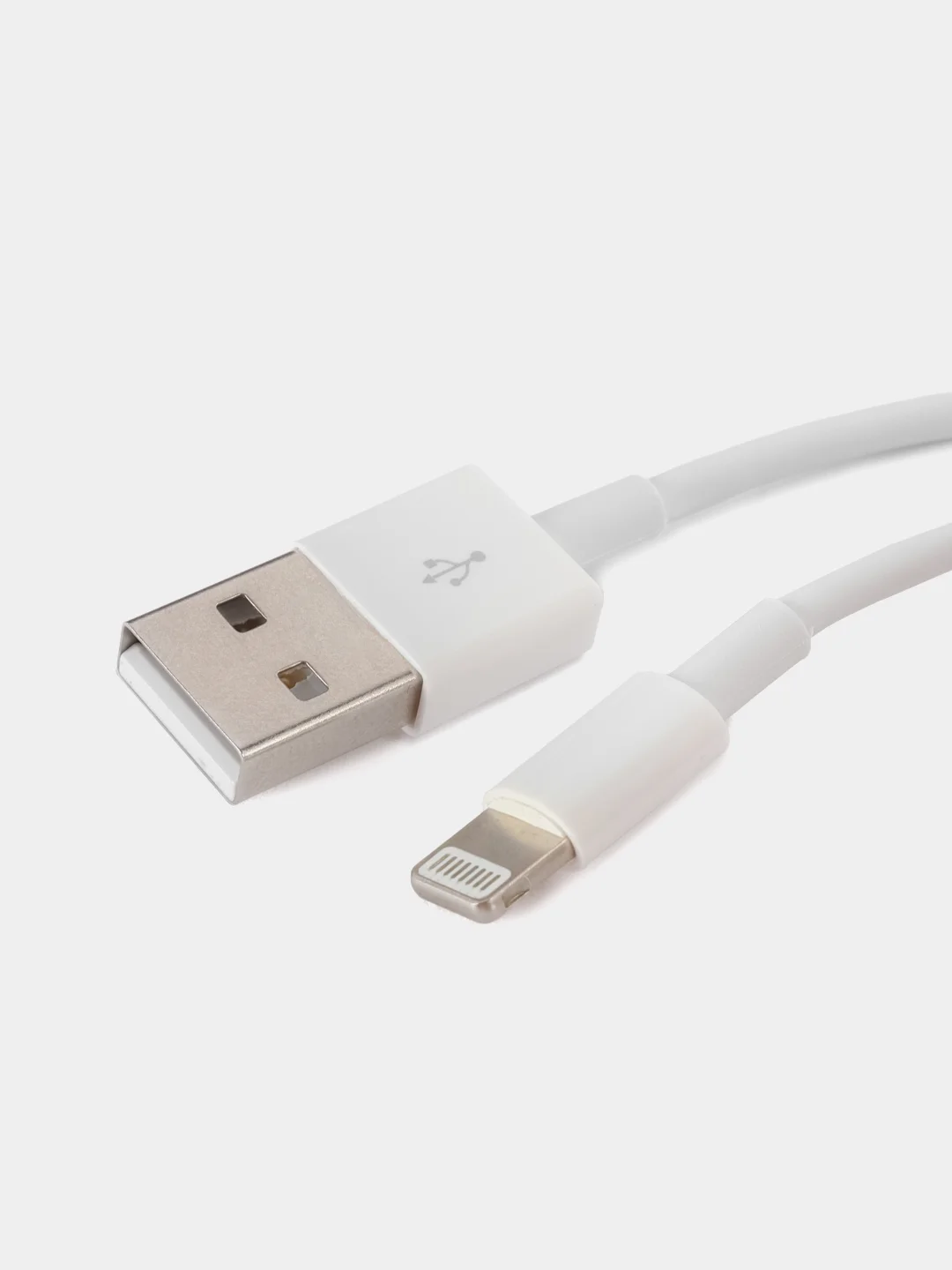 Белый кабель зарядный для айфон iPhone USB-Lightning, с поддержкой быстрой зарядки