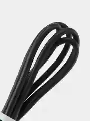 Черный силиконовый кабель для телефона Type-C USB, провод зарядный, шнур юсб тайпси