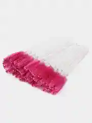 Розовый щеточки для ресниц и бровей