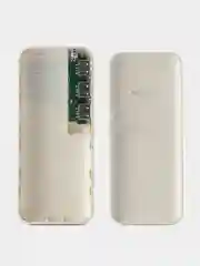 Белый повербанк, внешний аккумулятор 5 АКБ 18650 портативный Power Bank макс емоксть20000 mAh