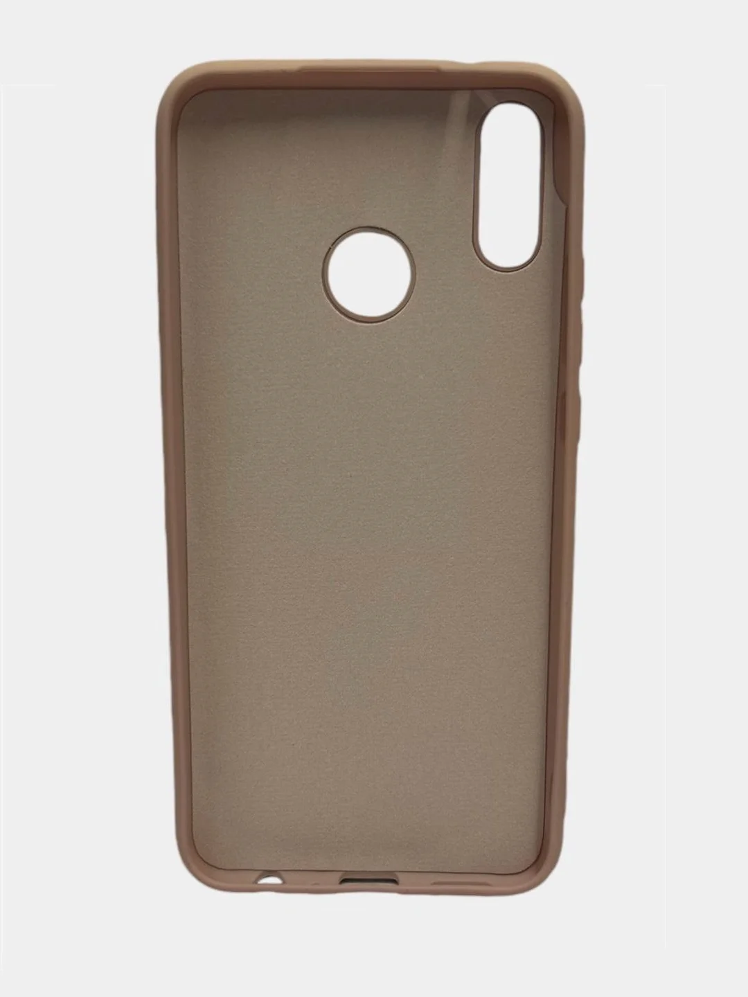 Бежевый защитный силиконовый чехол Silicone Cover HUAWEI Y9 2019