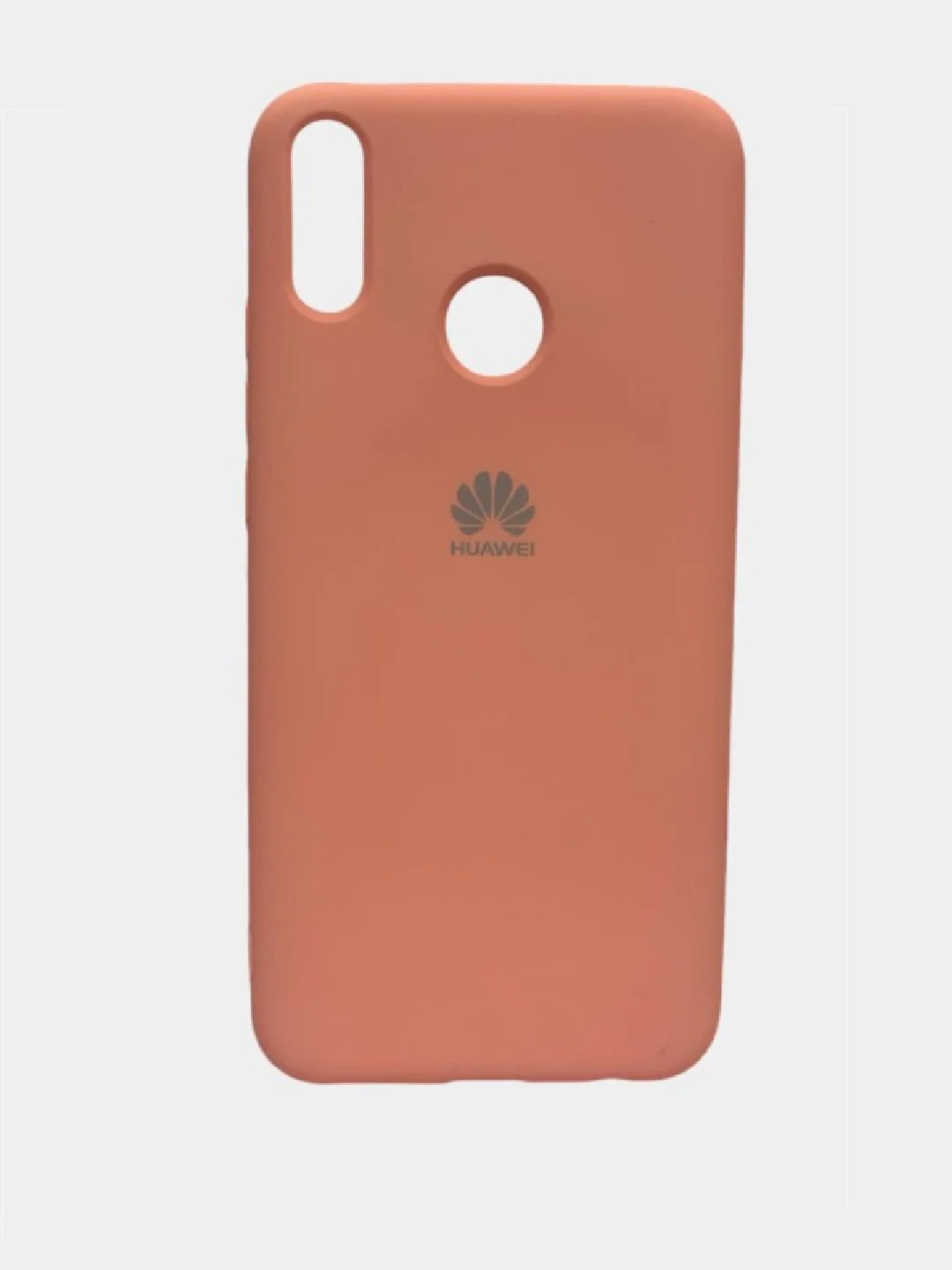 Розовый защитный силиконовый чехол Silicone Cover HUAWEI Y9 2019