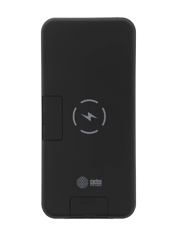 Внешний аккумулятор (Power Bank) Cactus CS-PBFSQT-10000, 10000мAч, черный