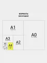 Копирка / бумага копировальная для копирования, синяя, А4, 100 листов, Staff, 112401