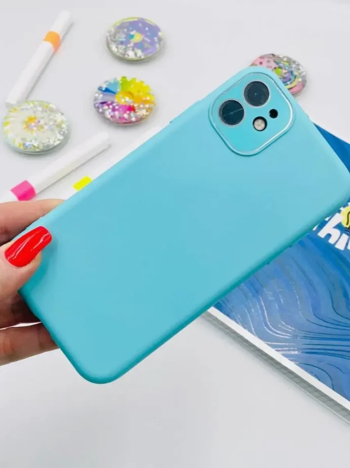 Голубой чехол для iPhone 11 ColorLife
