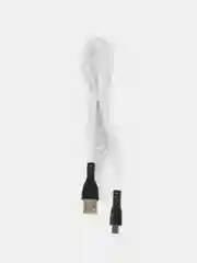 Белый силиконовый кабель для телефона Type-C USB, провод зарядный, шнур юсб тайпси