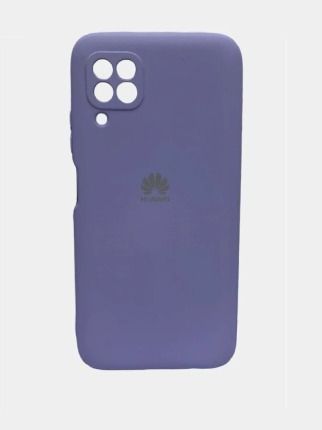 Лавандовый защитный силиконовый чехол Silicone Cover HUAWEI P40 lite / Nova 6SE
