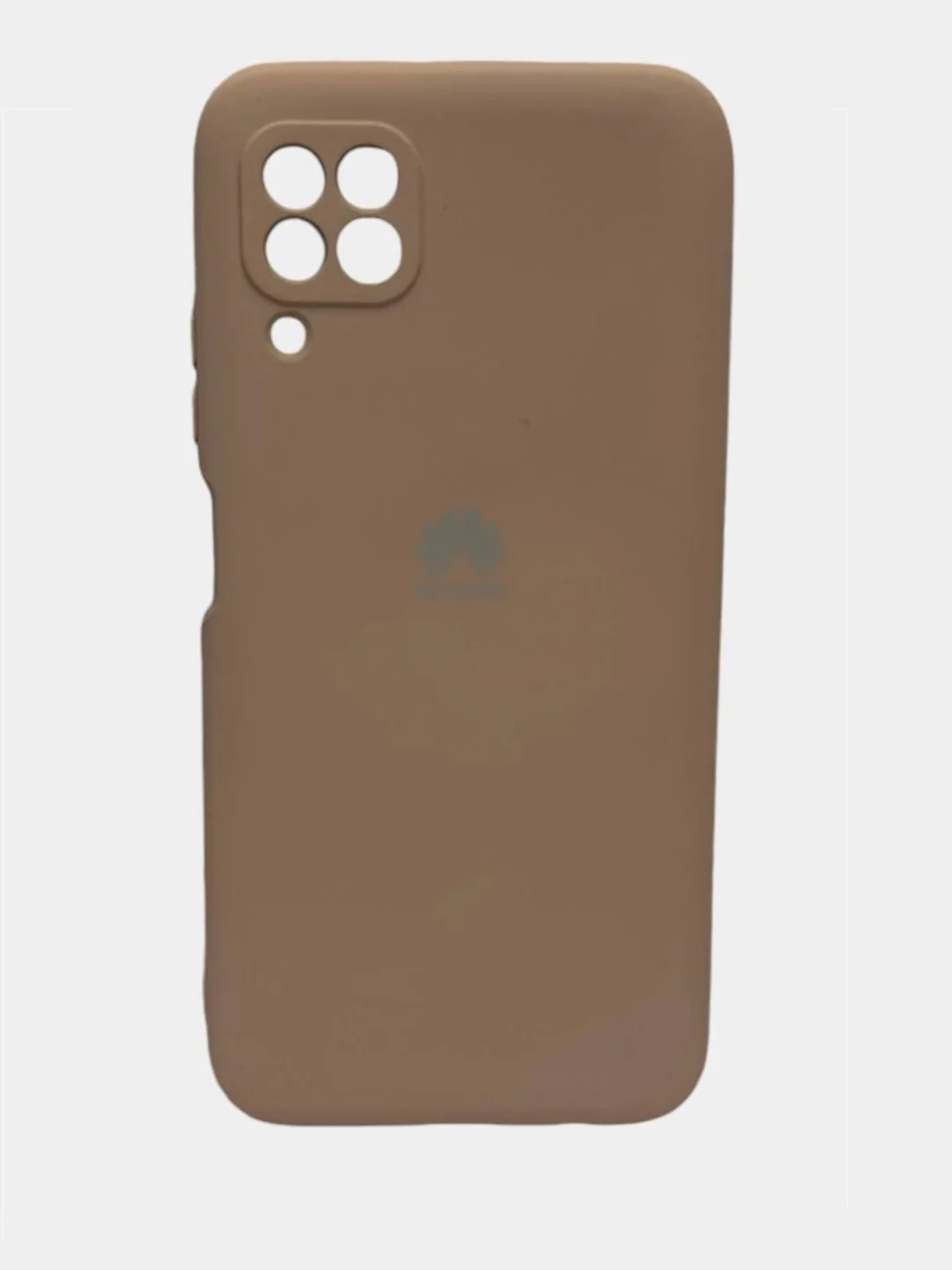 Бежевый защитный силиконовый чехол Silicone Cover HUAWEI P40 lite / Nova 6SE