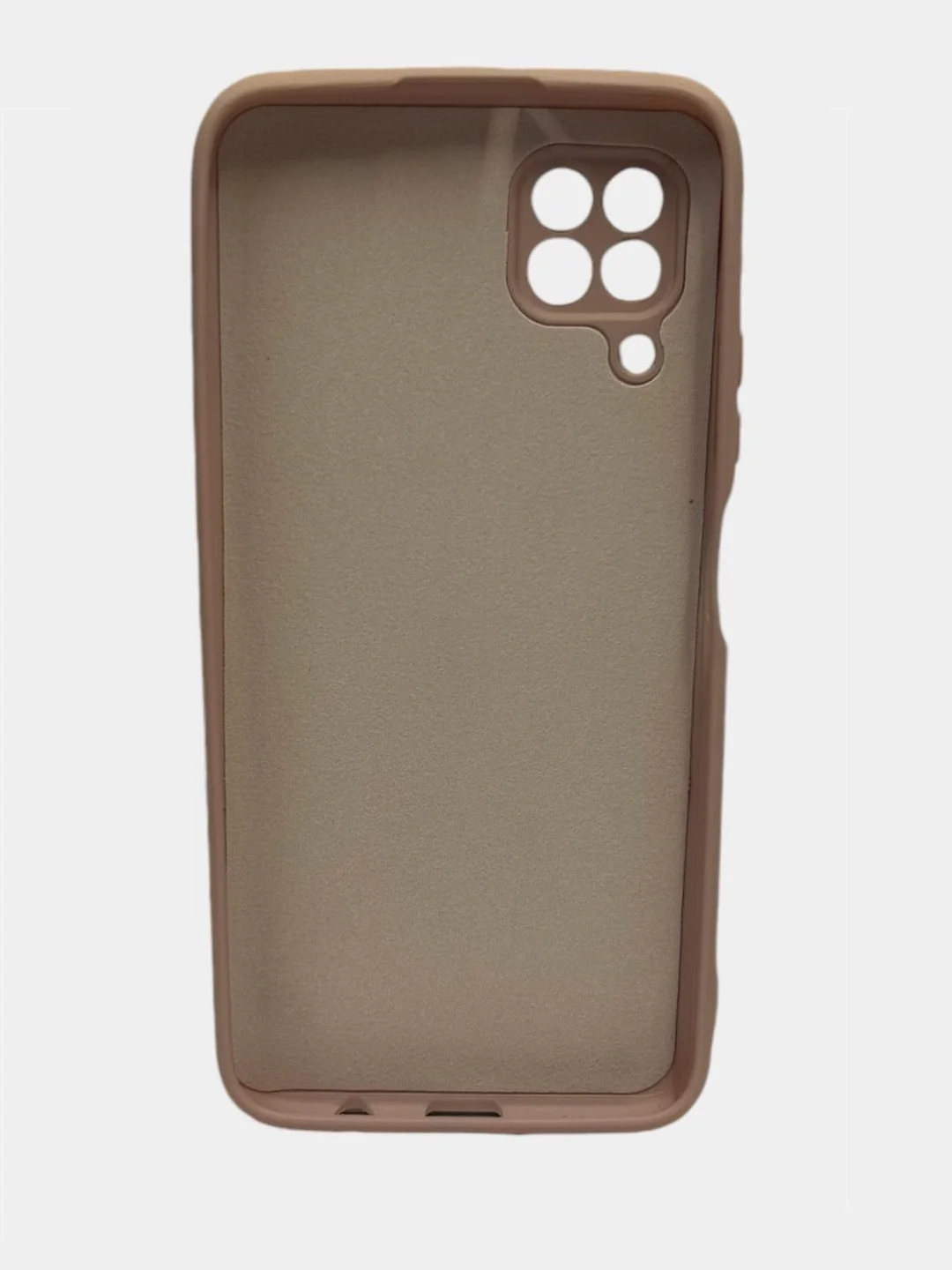 Бежевый защитный силиконовый чехол Silicone Cover HUAWEI P40 lite / Nova 6SE