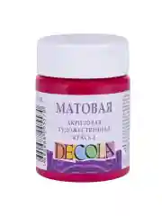 Акриловая краска матовая 50 мл бордовая