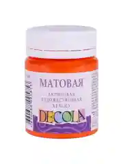 Акриловая краска матовая 50 мл оранжевая