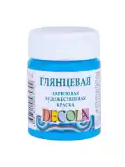 Акриловая краска глянцевая 50 мл небесно-голубая