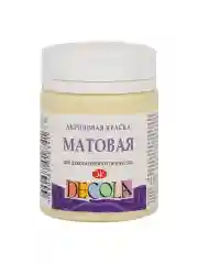Акриловая краска матовая 50 мл ванильная