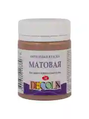 Акриловая краска матовая 50 мл кофейная