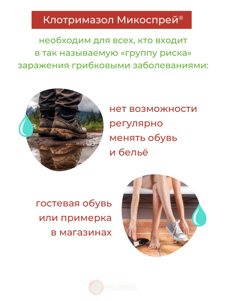 Микоспрей, Клотримазол лосьон для ногтей и кожи, 15 мл