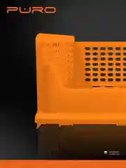 Складные органайзеры ящики для хранения PURO Flex 19 см, комплект 3 шт
