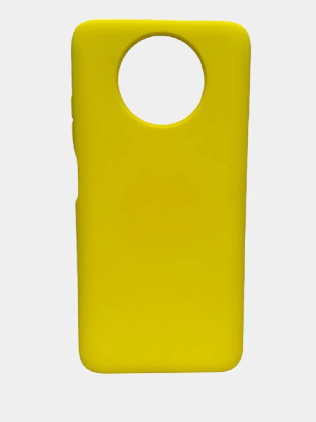 Желтый чехол SILICONE COVER для Xiaomi Note 9T