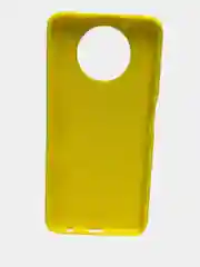 Желтый чехол SILICONE COVER для Xiaomi Note 9T
