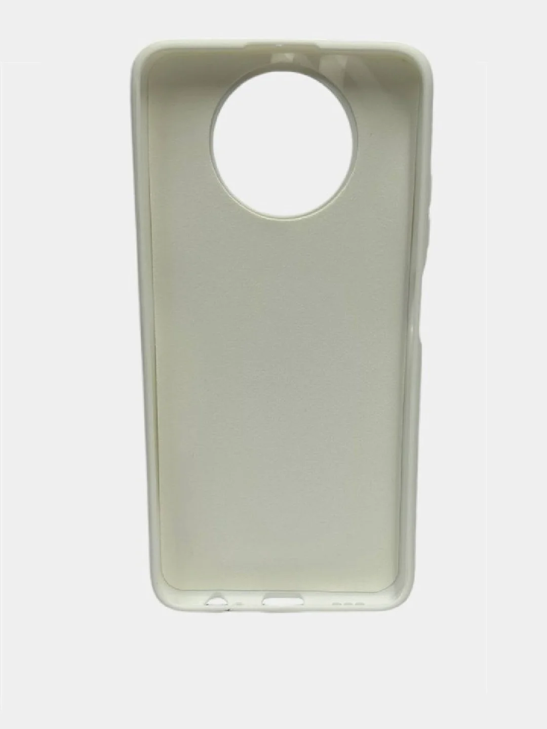 Белый чехол SILICONE COVER для Xiaomi Note 9T