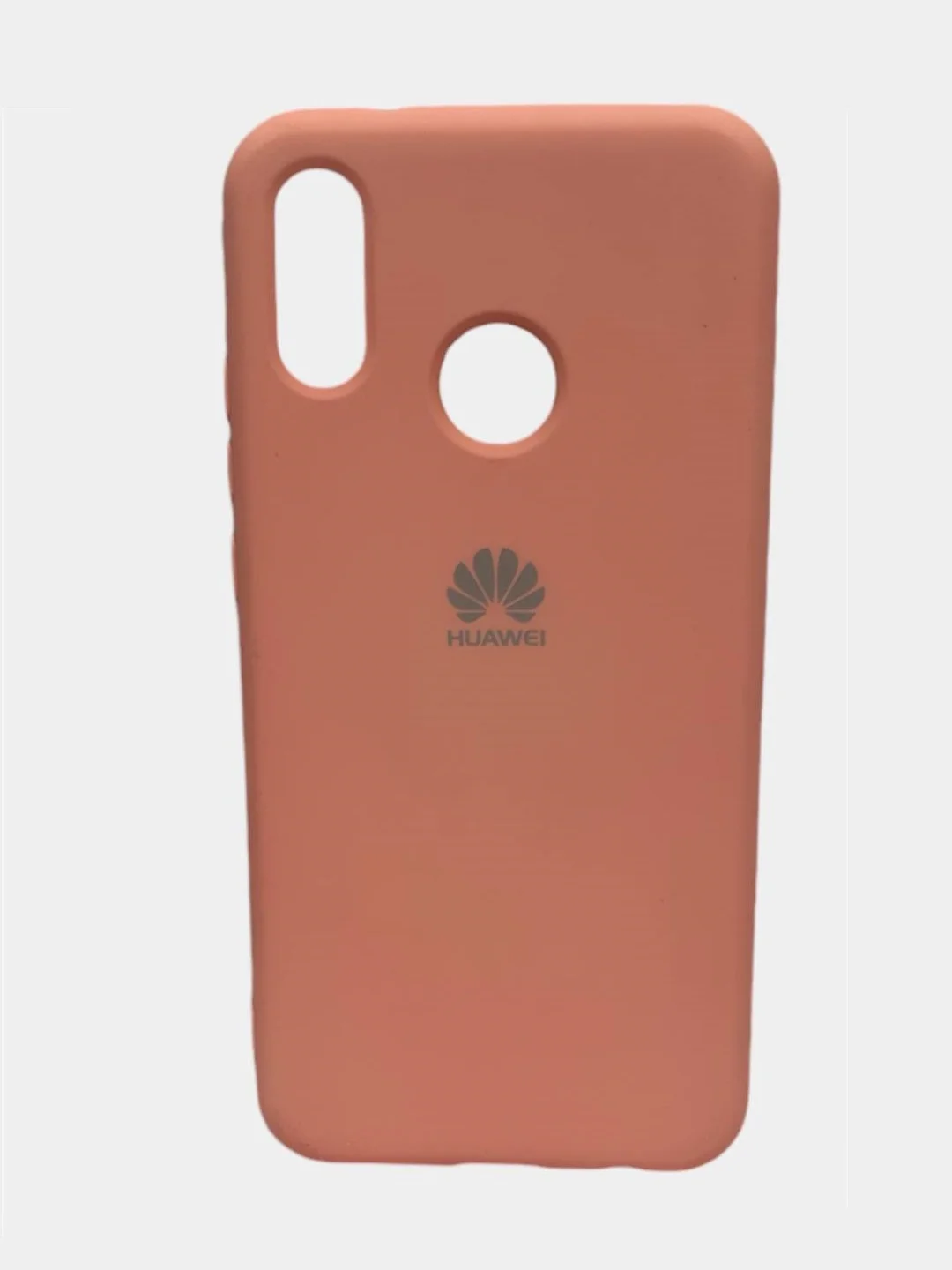 Розовый защитный силиконовый чехол Silicone Cover HUAWEI P20 Lite 2018 / Nova 3E