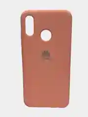 Розовый защитный силиконовый чехол Silicone Cover HUAWEI P20 Lite 2018 / Nova 3E