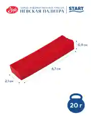 Белый пластилин 24 цвета, 480 г, со стеком