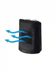 Тепловентилятор керамический Vitek Midnight VT-2064, 1800Вт, с термостатом, черный