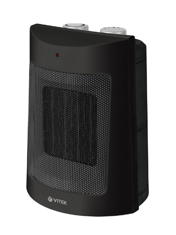 Тепловентилятор керамический Vitek Midnight VT-2064, 1800Вт, с термостатом, черный