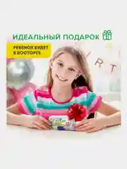 Набор Beads Set для творчества и рукоделия, 200 бусин, 10 видов, пастель, нить, Brauberg