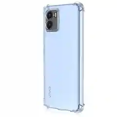Чехол для Vivo Y15A / Y15s 2021, с усиленными углами, силиконовый, прозрачный