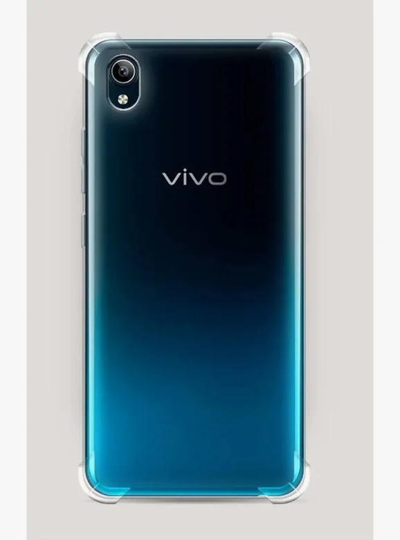 Чехол для Vivo Y1S / Y91C / Y91i, с усиленными углами, силиконовый, прозрачный