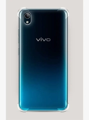 Чехол для Vivo Y1S / Y91C / Y91i, с усиленными углами, силиконовый, прозрачный
