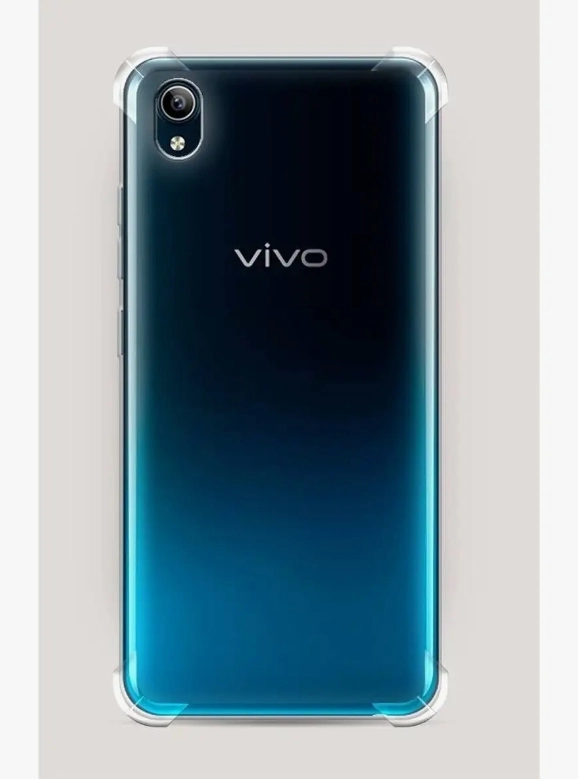 Чехол для Vivo Y1S / Y91C / Y91i, с усиленными углами, силиконовый, прозрачный