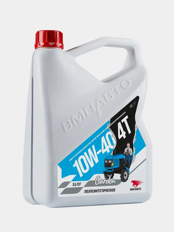Моторное масло 4х тактное ВМПАВТО 10W-40, SJ/CF, канистра 4 л
