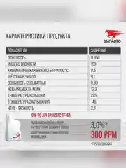 Масло моторное ВМПАВТО Modern 0W-20, GF-6A, SP, синтетическое, канистра 1 л