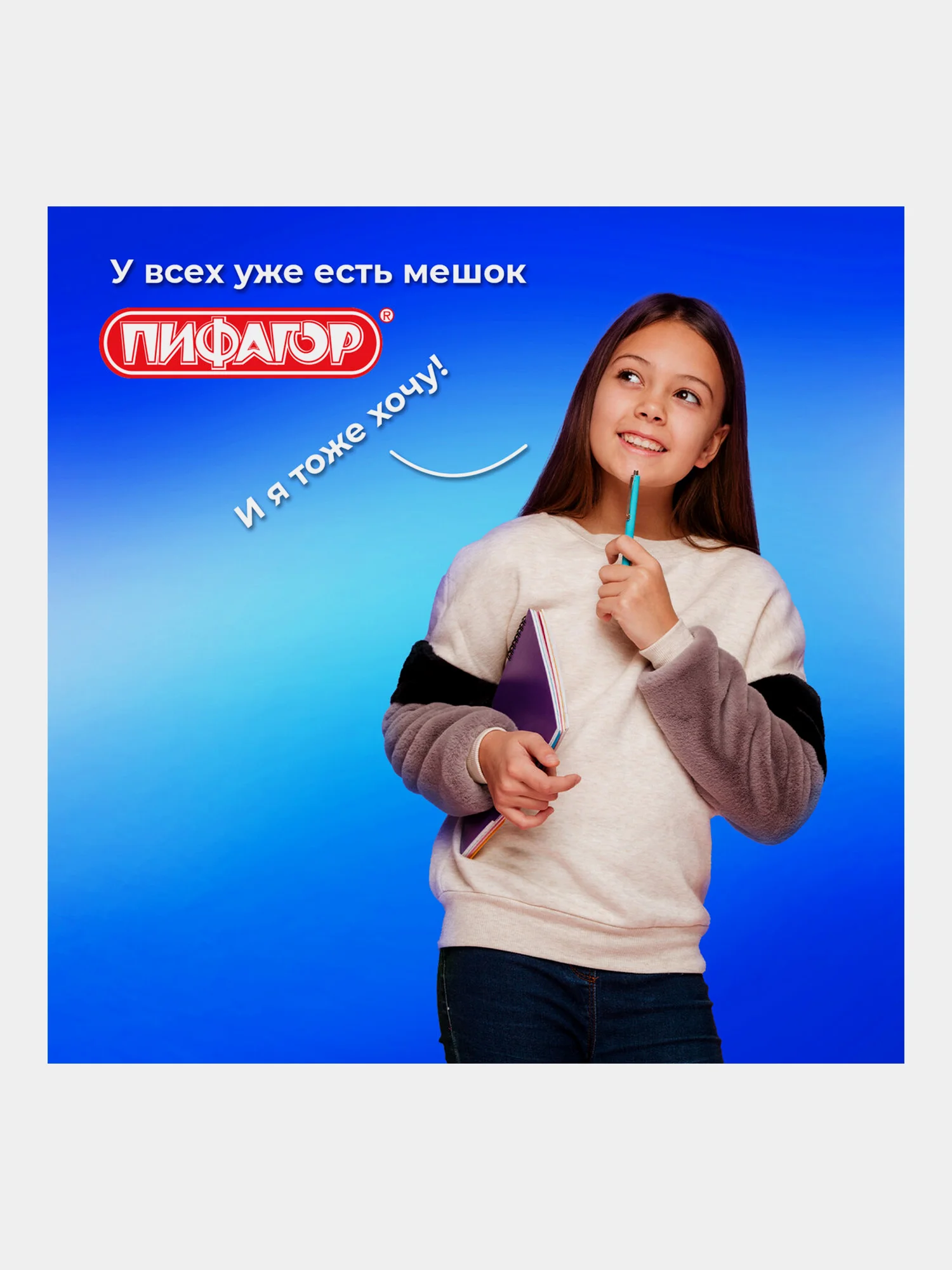 Сумка для сменной обуви, мешок для сменки Пифагор, 1 отделение, красный, 271616