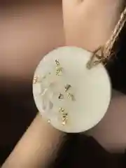 Белый аромасаше из кокосового воска