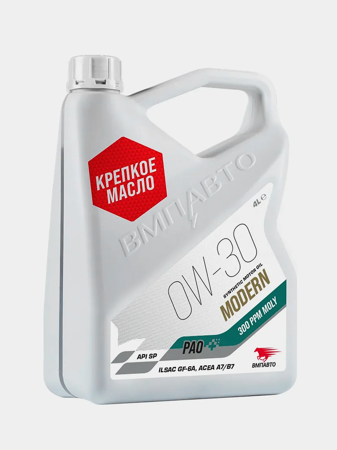 Масло моторное ВМПАВТО Modern 0W-30, A7/B7, GF-6A, SP, канистра 4 л