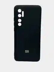Черный чехол SILICONE COVER для Xiaomi Note 10Lite