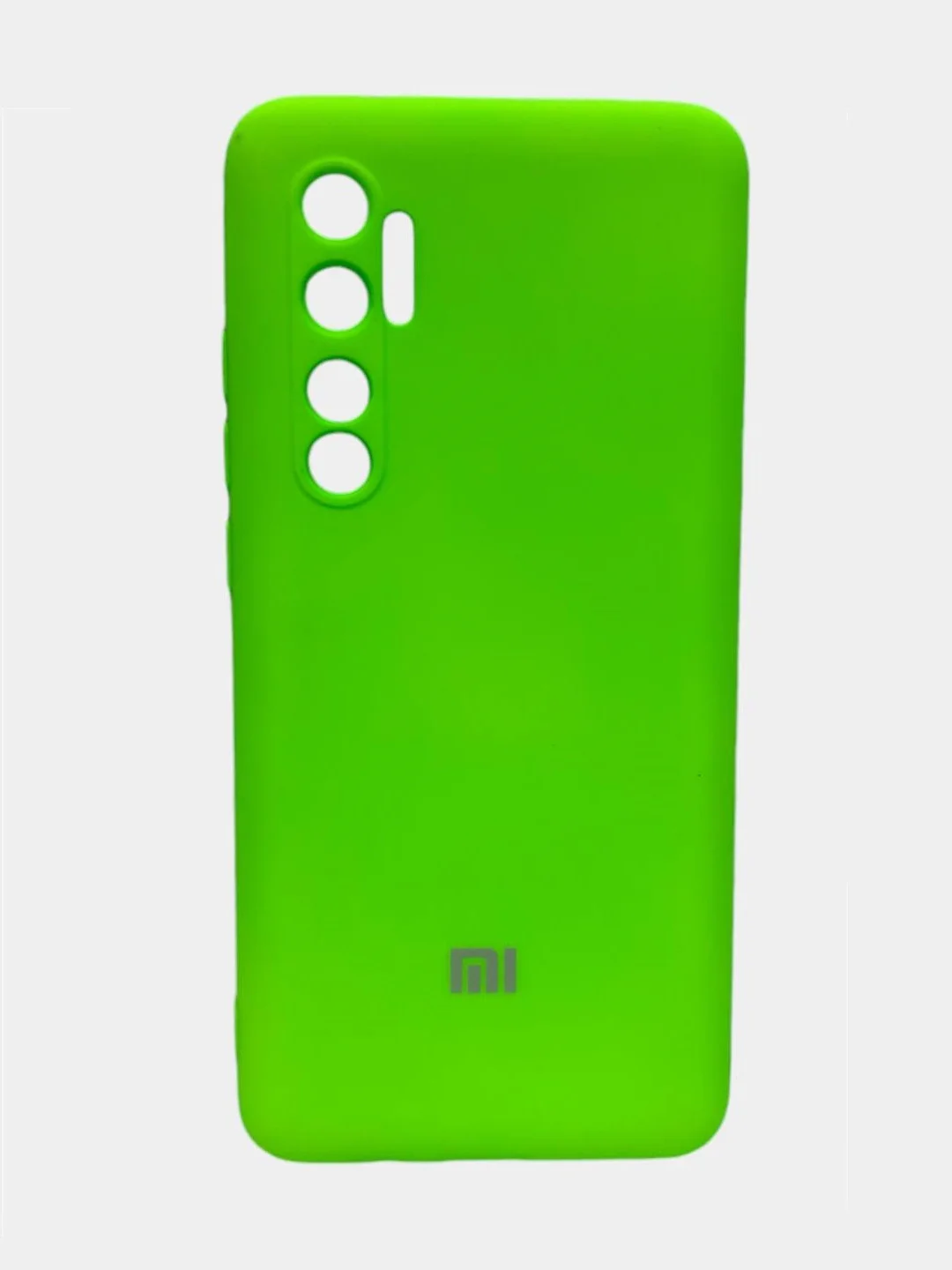 Салатовый чехол SILICONE COVER для Xiaomi Note 10Lite