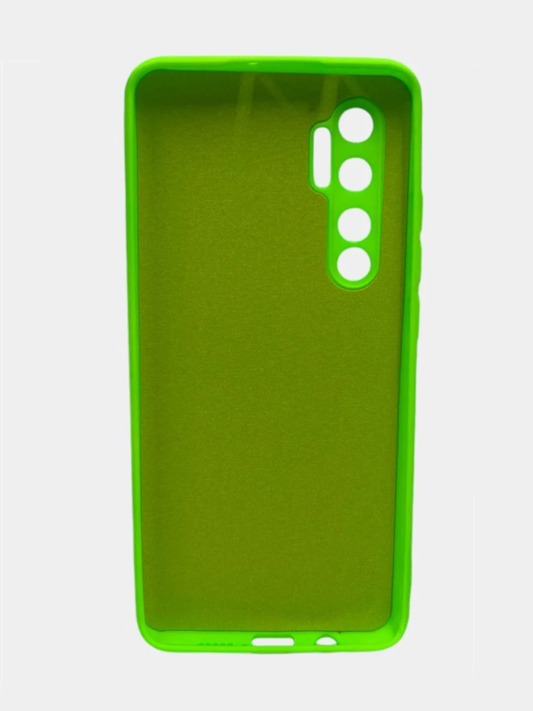 Салатовый чехол SILICONE COVER для Xiaomi Note 10Lite