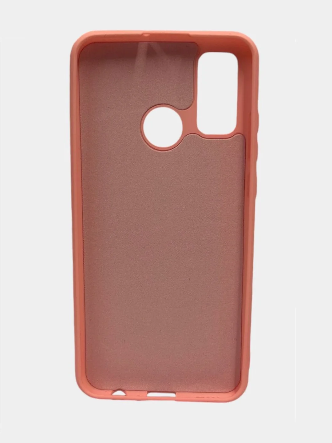 Розовый защитный силиконовый чехол Silicone Cover HUAWEI P smart 2020