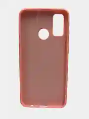 Розовый защитный силиконовый чехол Silicone Cover HUAWEI P smart 2020