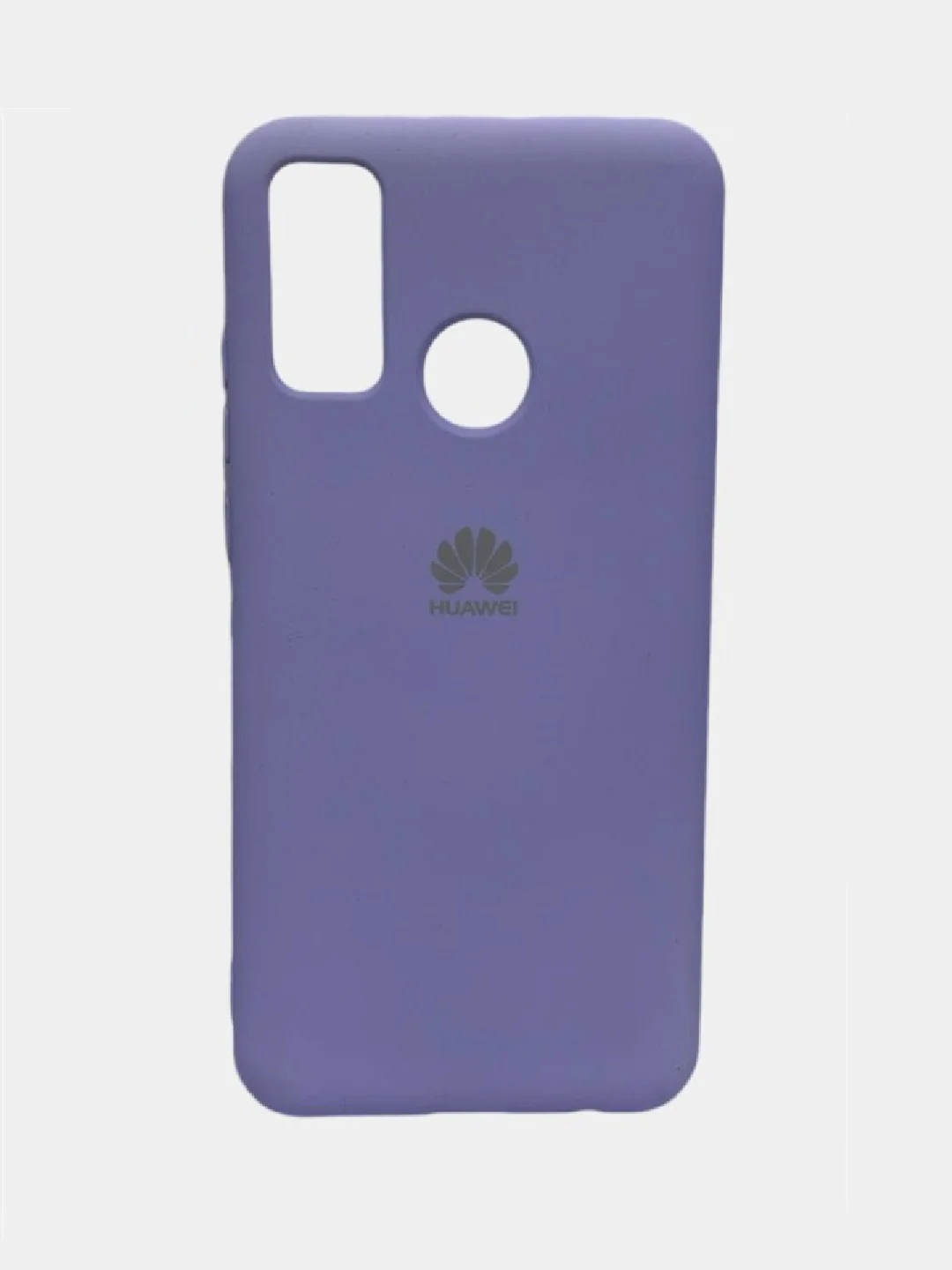 Лавандовый защитный силиконовый чехол Silicone Cover HUAWEI P smart 2020