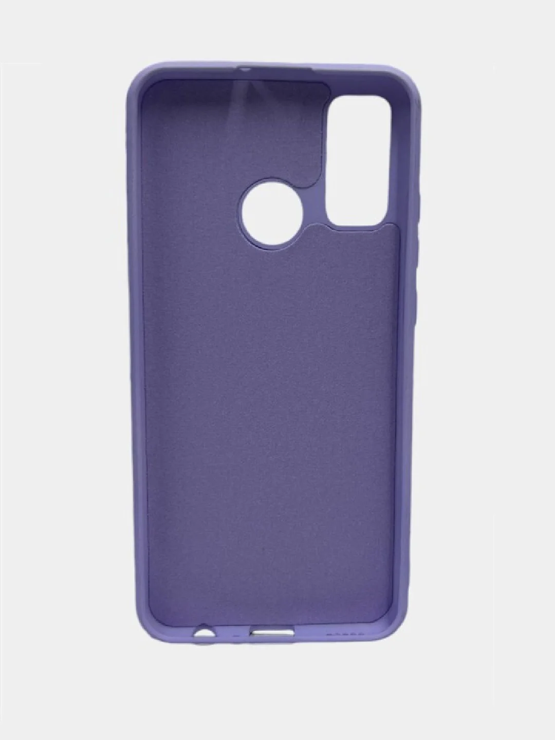 Лавандовый защитный силиконовый чехол Silicone Cover HUAWEI P smart 2020