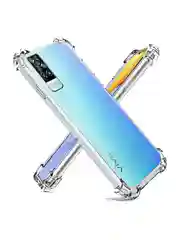 Чехол для Vivo Y31 2021 / Y51A / Y51 2020, с усиленными углами, силиконовый, прозрачный