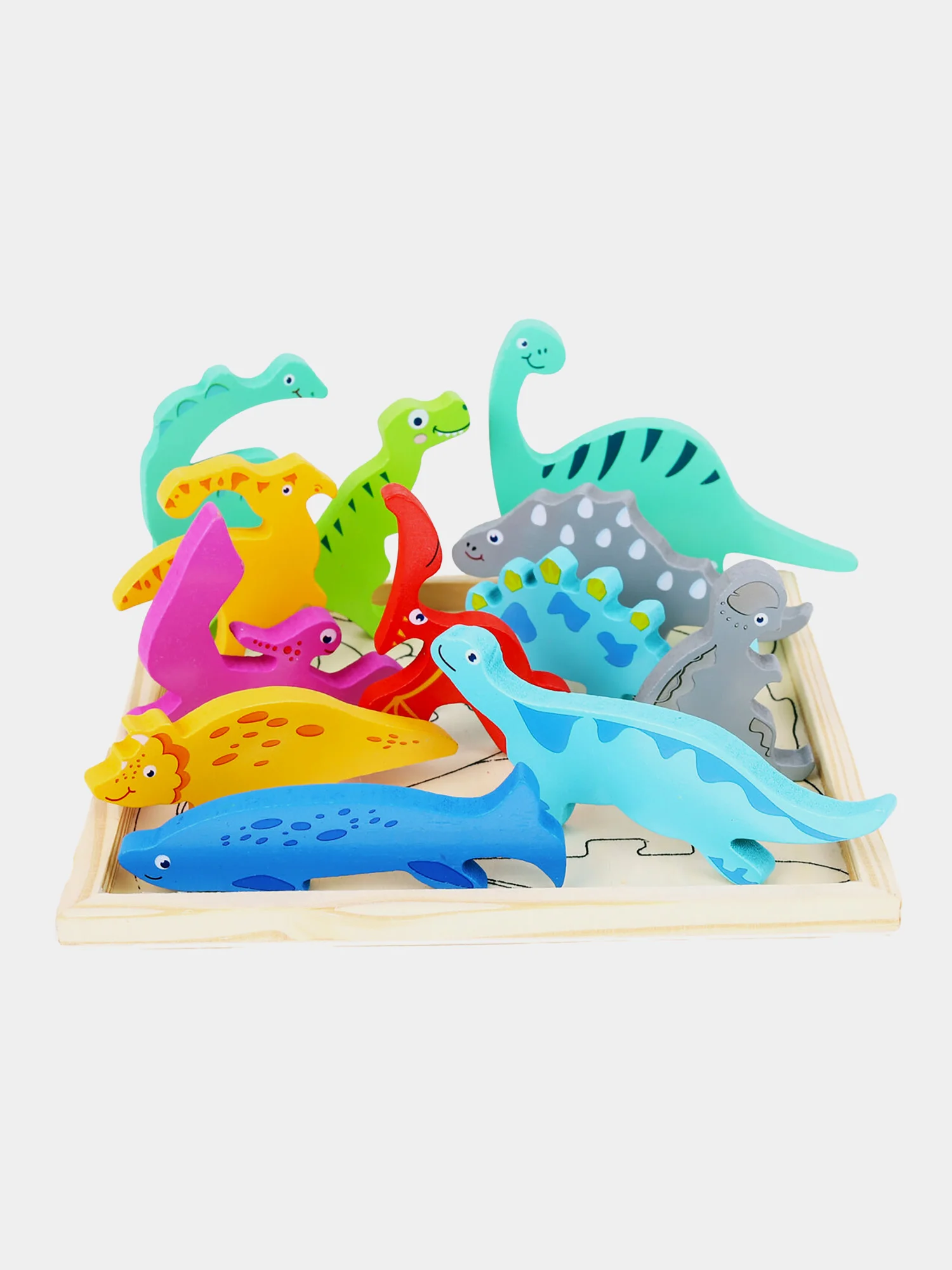 Пазл для малышей Brauberg Kids, 665252, деревянный Монтессори от 3 лет, сортер головоломка