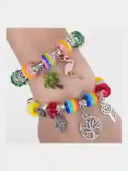 Набор для создания украшений Brauberg Kids, для девочек подарочный, бижутерия 90 элементов