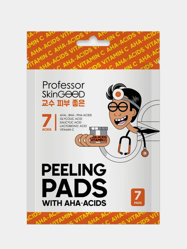 Professor SkinGOOD Пилинг-диски с кислотами и витамином C / Peeling Pads with Acids
